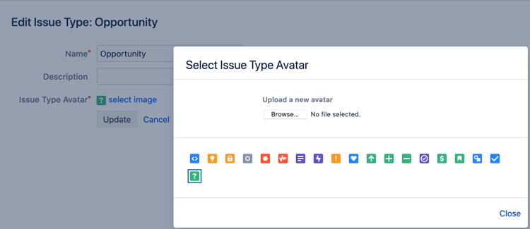 Customizing an issue type-1